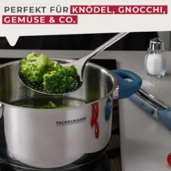 Abseihlöffel Essential, blau