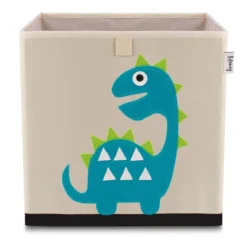 Aufbewahrungsbox Dino, beige, 33x33x33cm