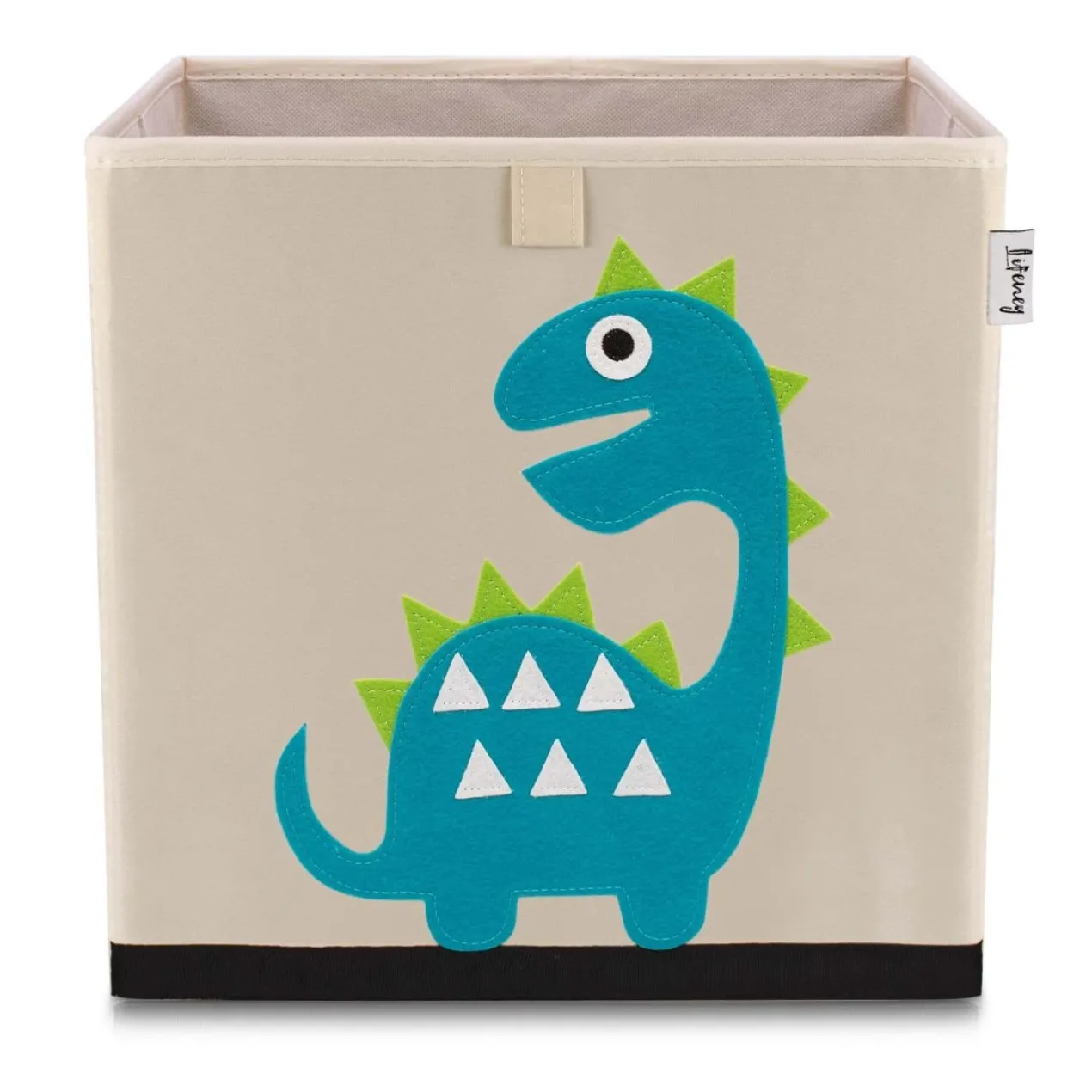 Aufbewahrungsbox Dino, beige, 33x33x33cm