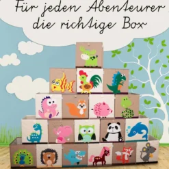 Aufbewahrungsbox Maus, beige, 33x33x33cm