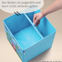 Aufbewahrungsbox Peppa Pig Blumenwiese, 30x30x30cm