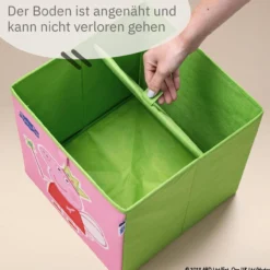 Aufbewahrungsbox Peppa Pig Fee & George, 30x30x30cm