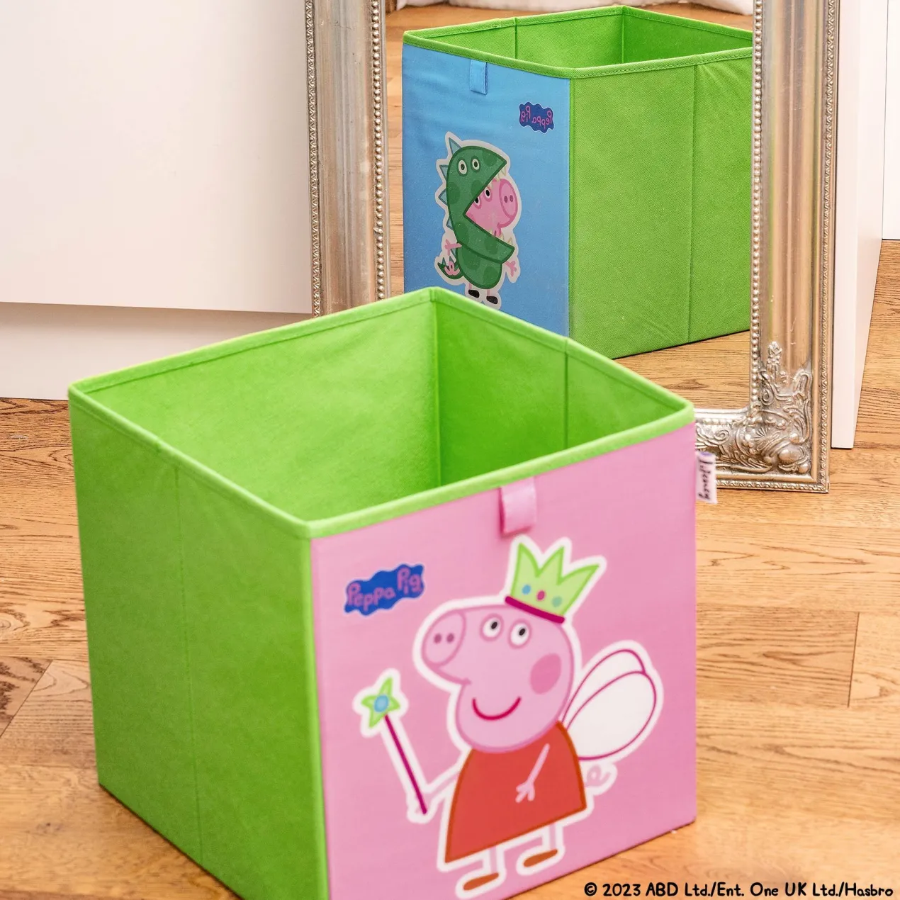Aufbewahrungsbox Peppa Pig Fee & George, 30x30x30cm