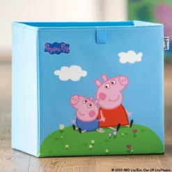Aufbewahrungsbox Peppa Pig Peppa & George, 33x33x33cm