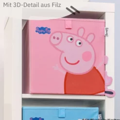 Aufbewahrungsbox Peppa Pig tanzend, 30x30x30cm
