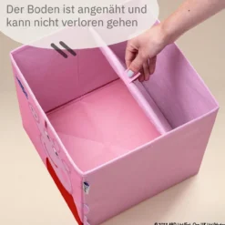 Aufbewahrungsbox Peppa Pig tanzend, 30x30x30cm
