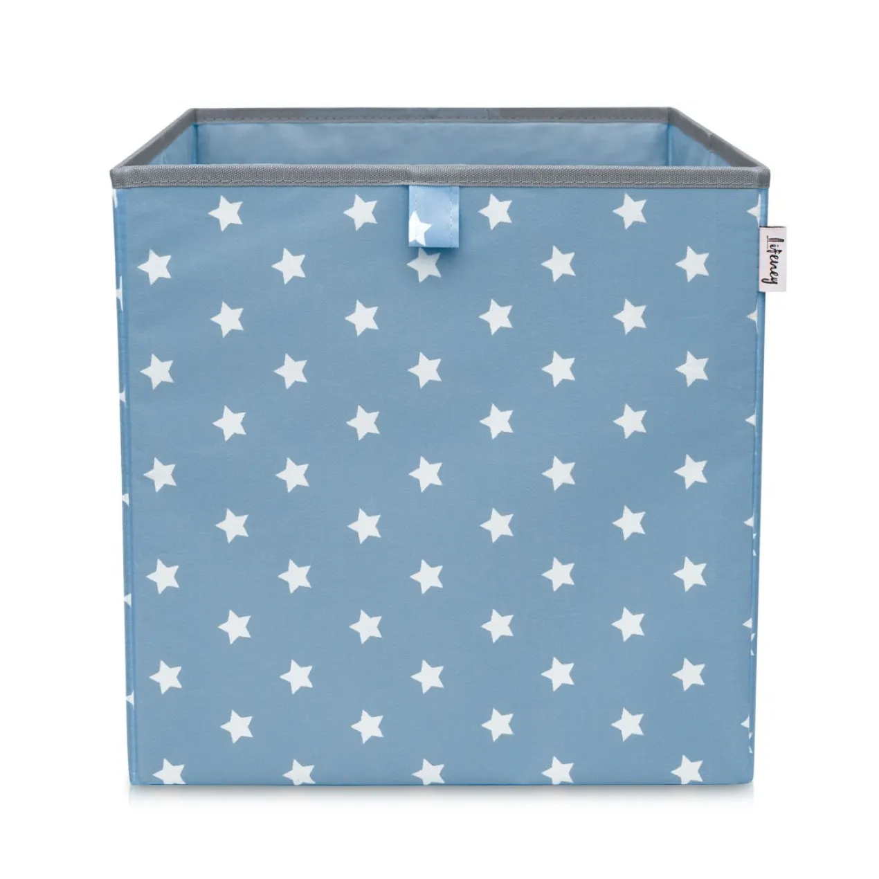 Aufbewahrungsbox Sterne, blau, 33x33x33cm