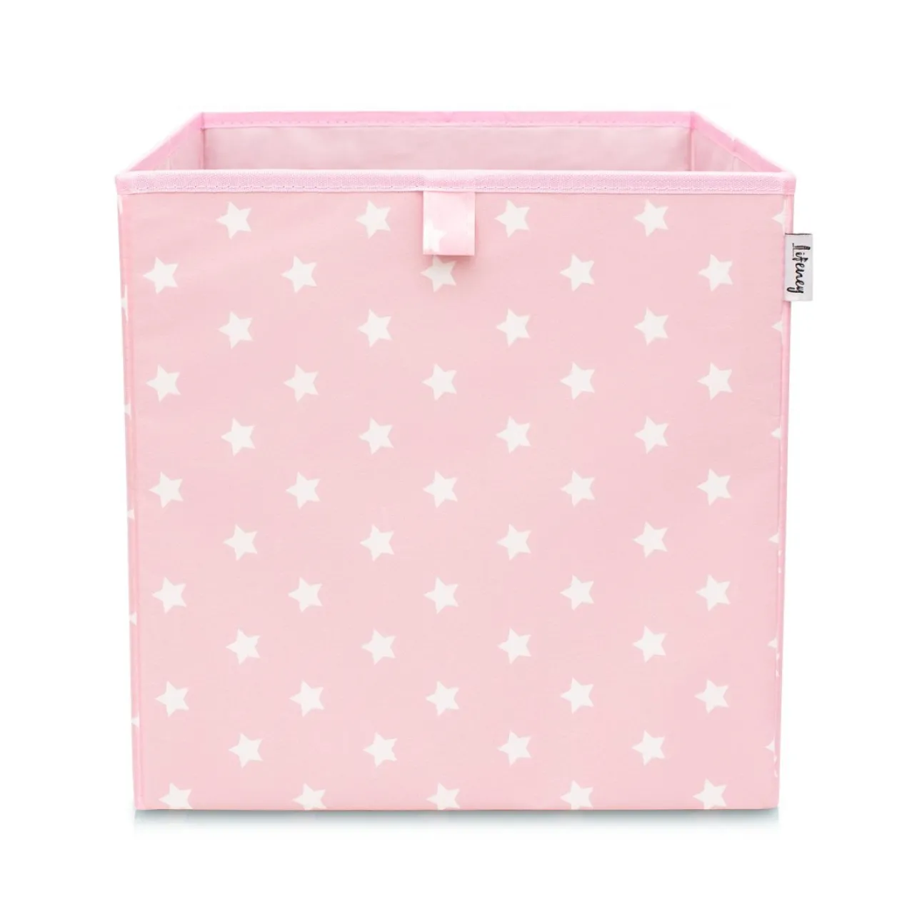 Aufbewahrungsbox Sterne, rosa, 33x33x33cm