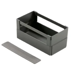 Box 22,6x10,5x13 cm, Kunststoff, Anthrazit