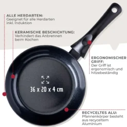 Bratpfanne Arcadalina, Keramik, antihaft, Ø20cm