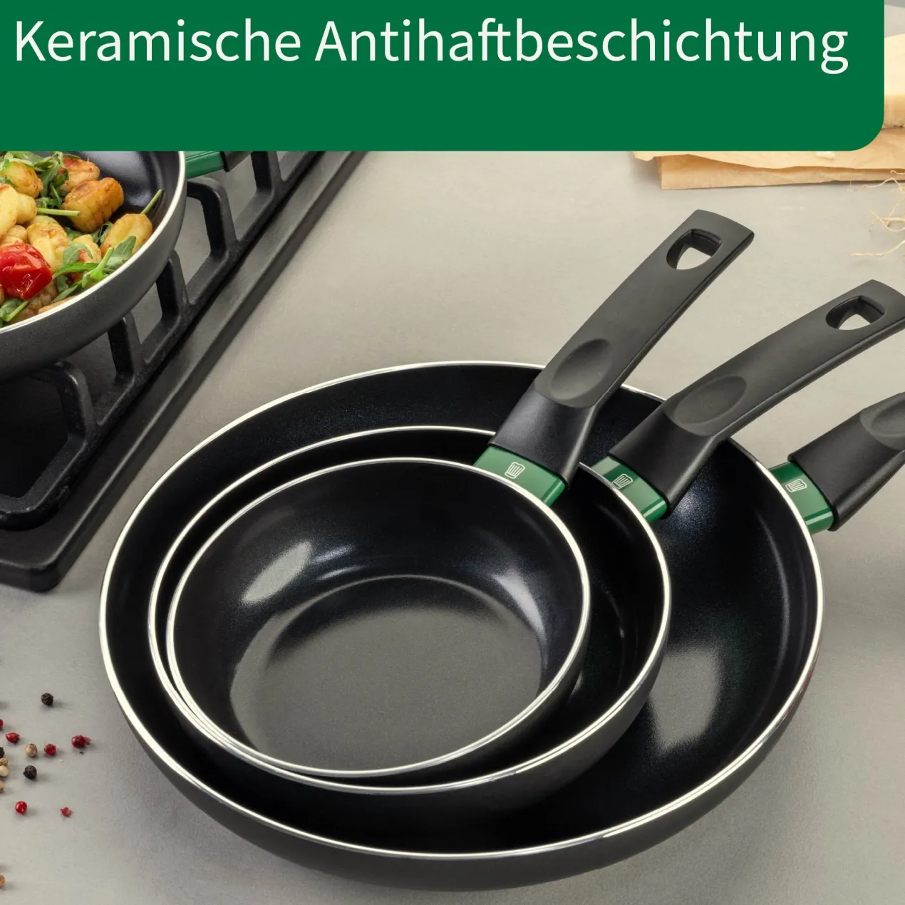 Bratpfanne Bielefeld, Keramik, antihaft, Ø20cm