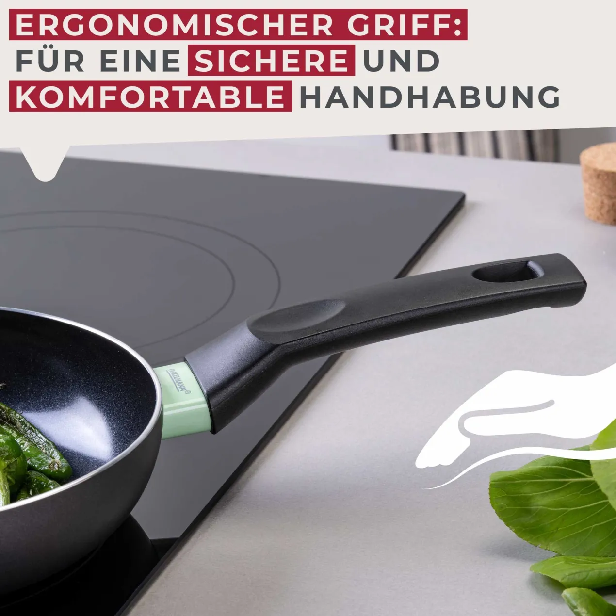 Bratpfanne Brandao, Keramik, antihaft, Ø20cm
