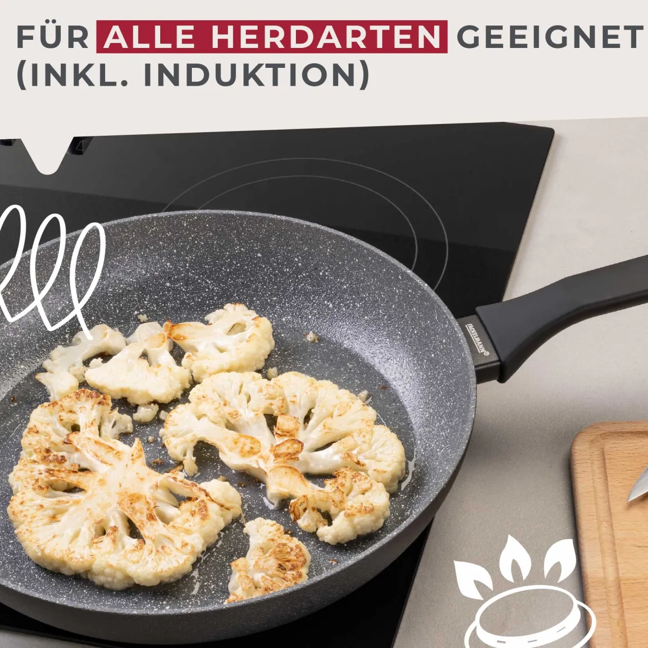 Bratpfanne Cosmo, Keramik, antihaft , Ø32cm