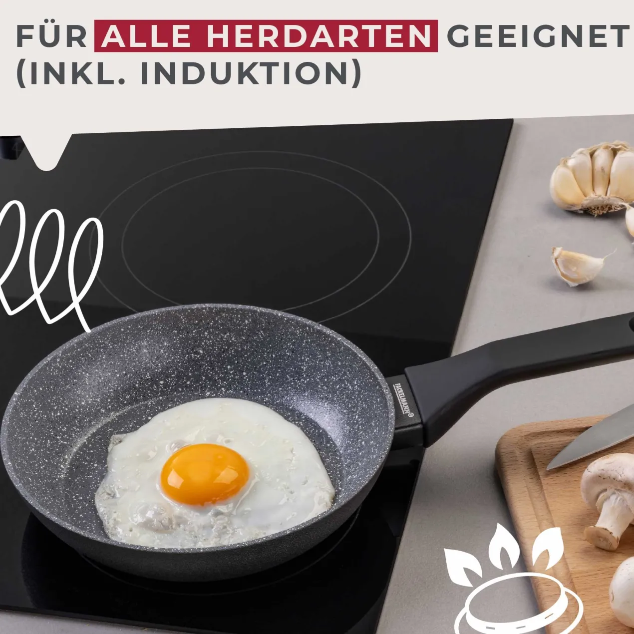 Bratpfanne Cosmo, Keramik, antihaft, Ø20cm