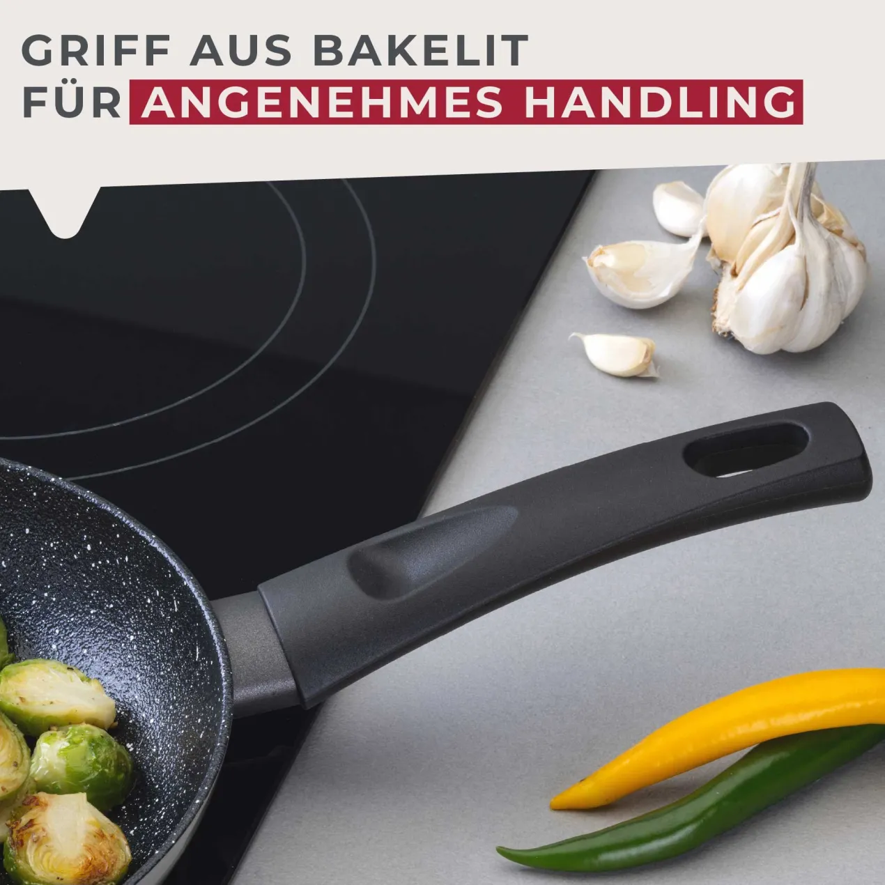 Bratpfanne Crisp, Keramik, antihaft, Ø20cm