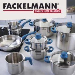 Bratpfanne Essential, Ø24cm, Edelstahl, blau