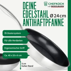 Bratpfanne München, Antihaft, Ø24cm