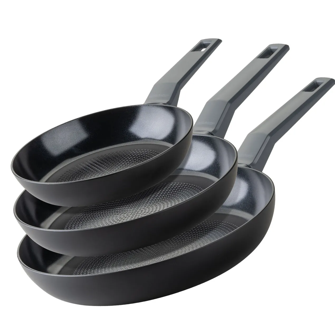 Bratpfannen-Set "Statement", Keramik, antihaft, Ø20/24/28cm, 3-tlg.