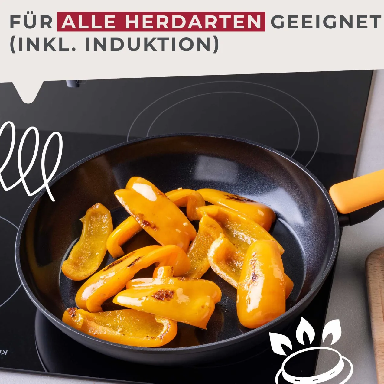 Bratpfanne Soft Collection, Keramik, antihaft, Ø28cm