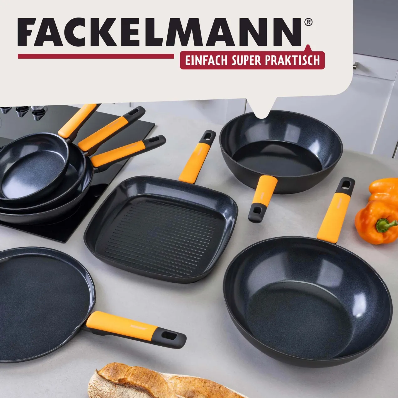 Bratpfanne Soft Collection, Keramik, antihaft, Ø28cm