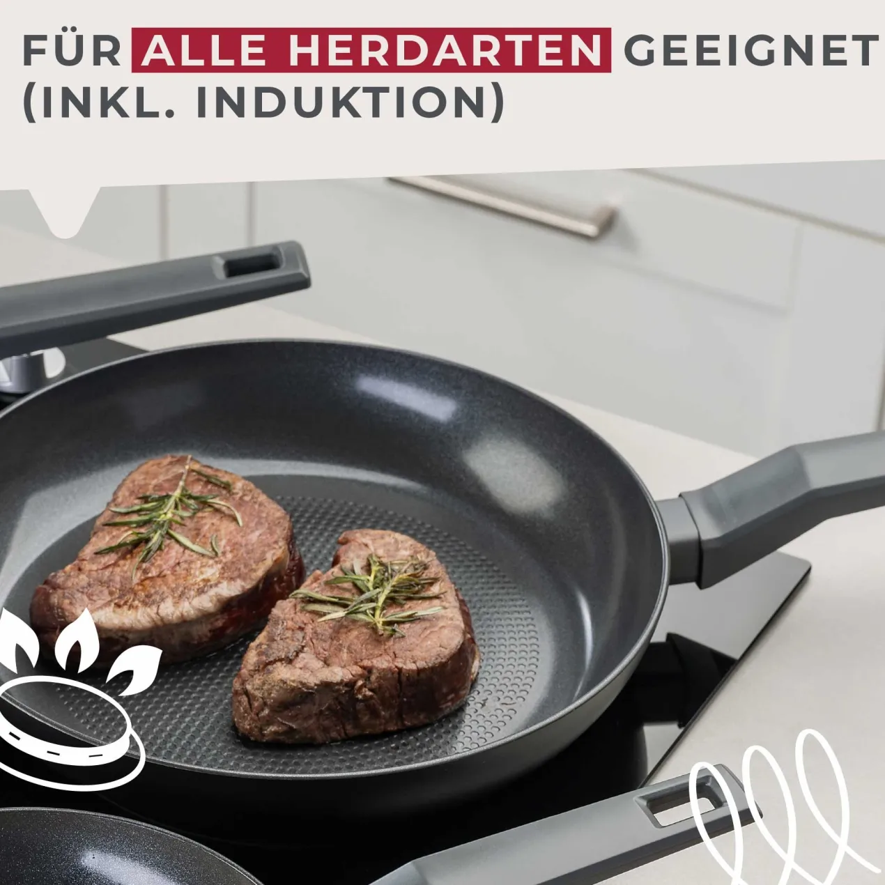 Bratpfanne Statement, Keramik, antihaft, Ø24cm – 20% Rabatt mit Code: COOK20