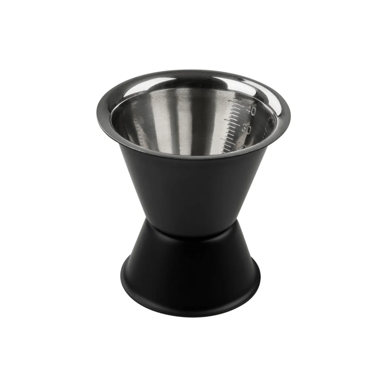 Cocktail Messbecher Specter, Edelstahl, schwarz
