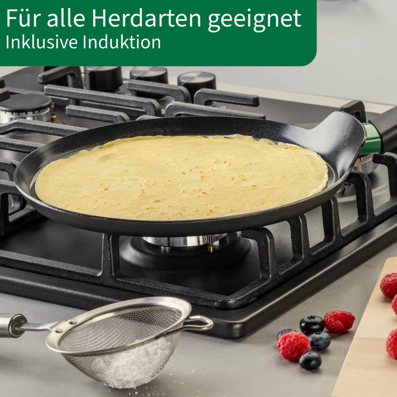 Crêpepfanne Bielefeld, Keramik, antihaft, Ø26cm