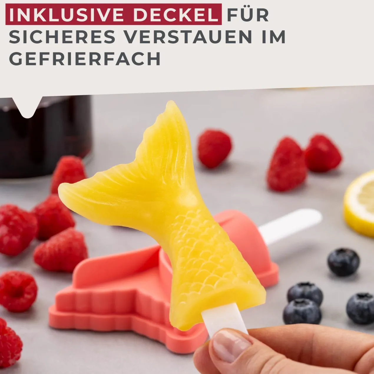 Eisform mit Stiel Mini Cooking, Meerjungfrau