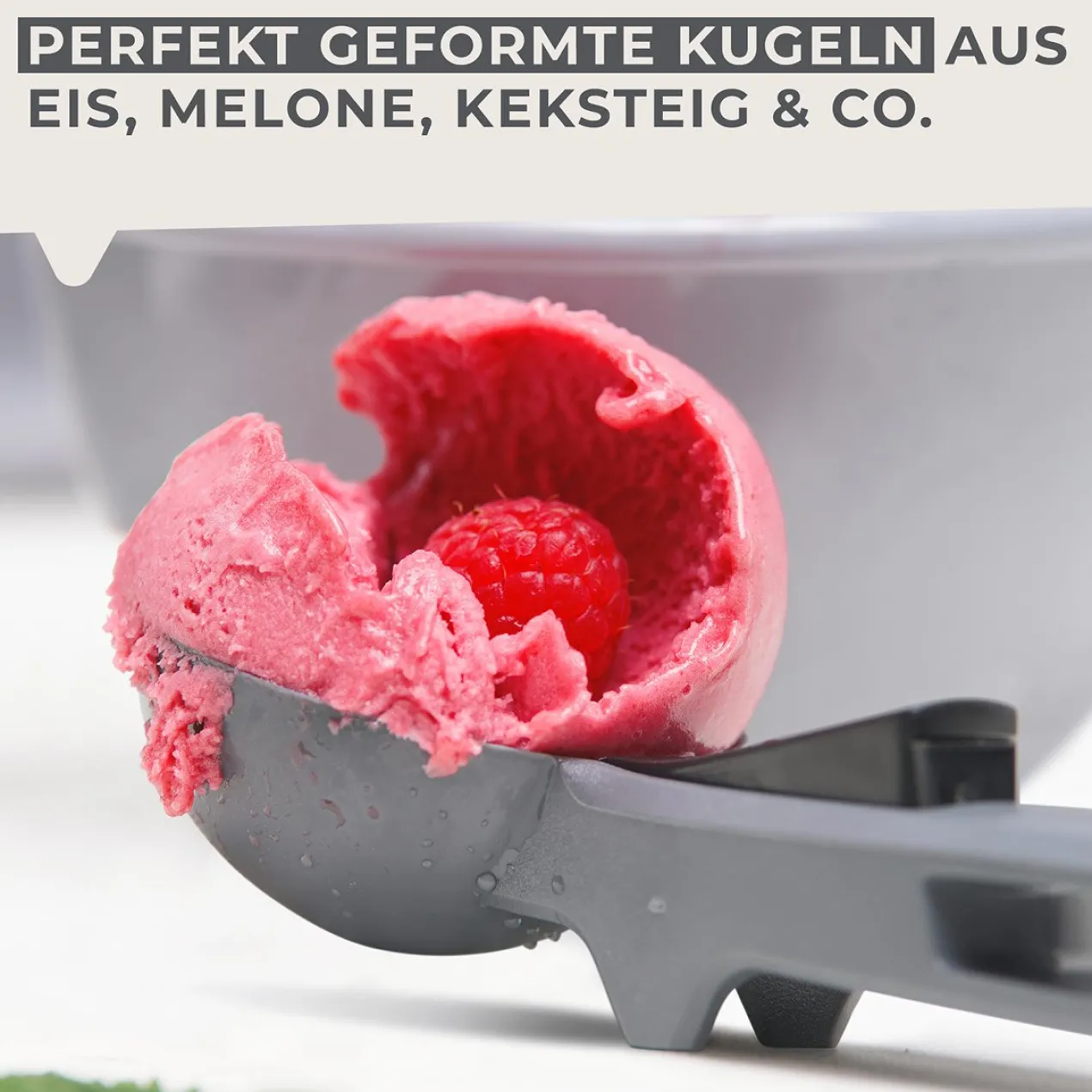 Eisportionierer mit Ausheber Statement