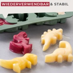 Eiswürfelform Mini Cooking, Dino, Silikon