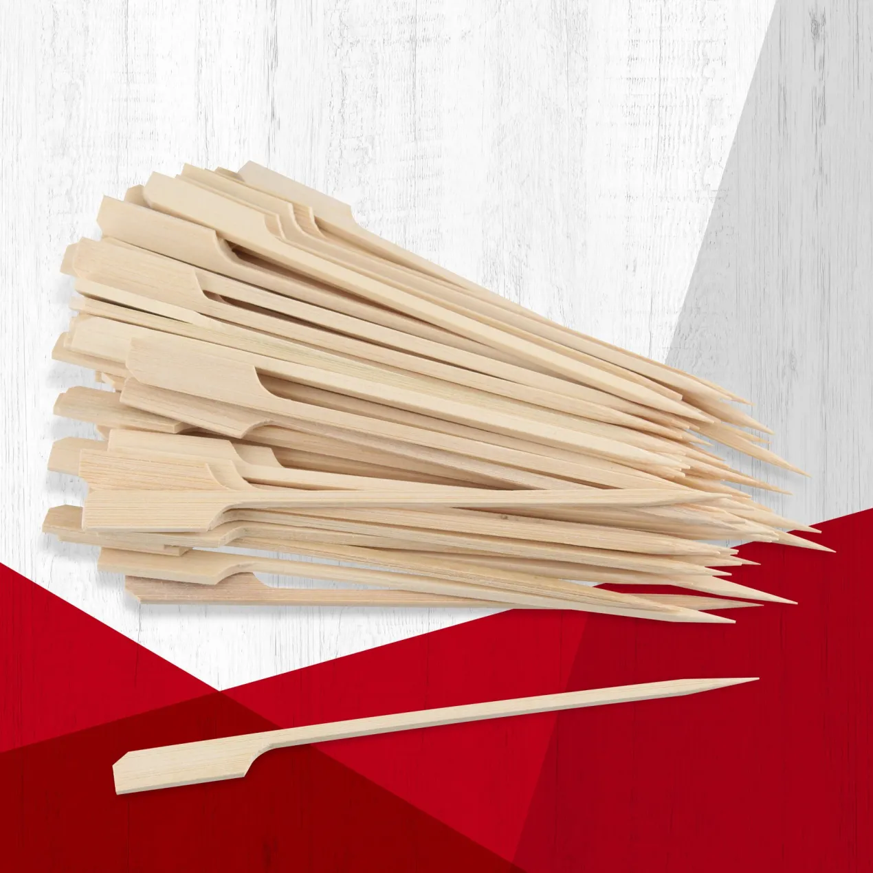 Fingerfood-Sticks, 15cm, 50 Stk., FSC™-zertifizierter Bambus