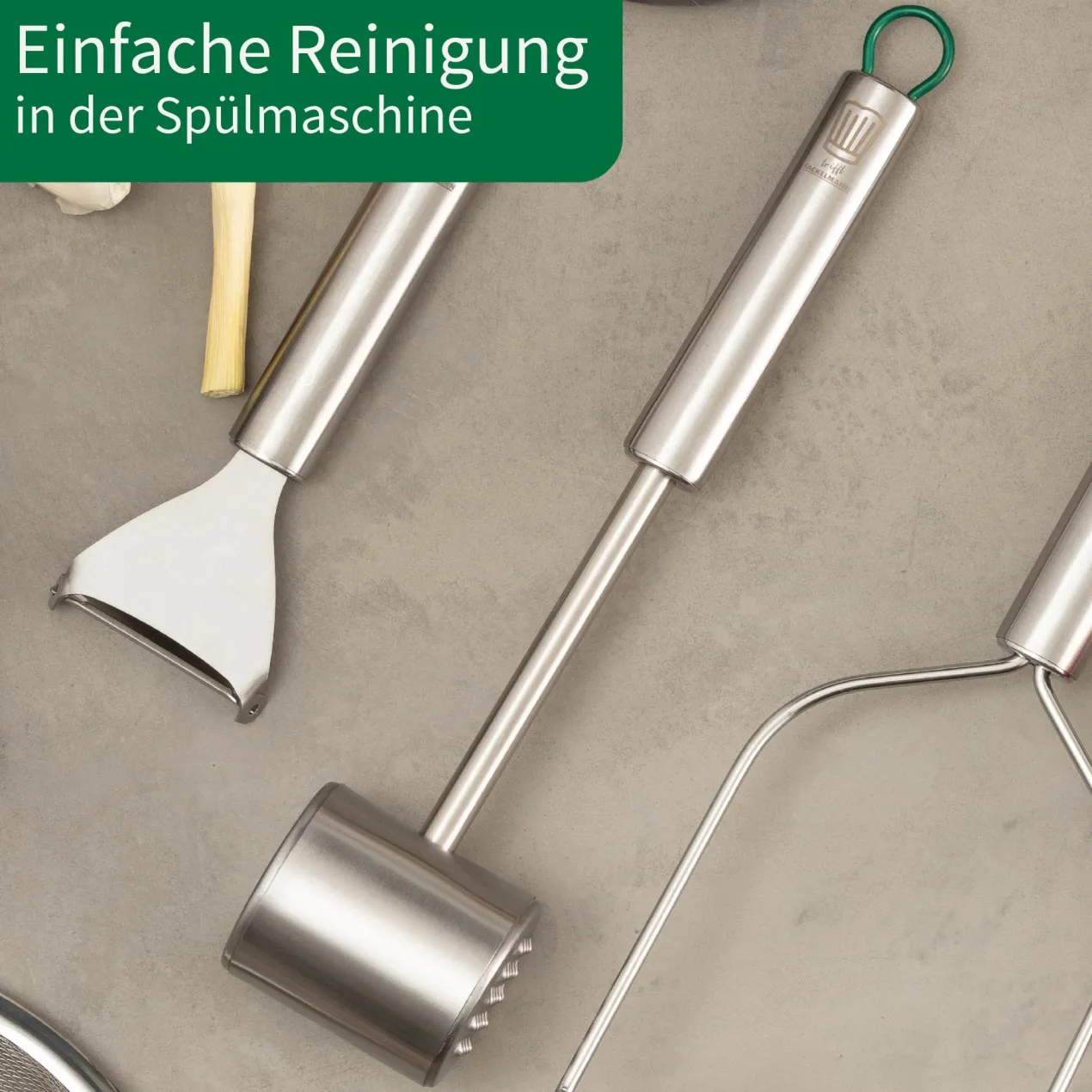 Fleischklopfer München, Edelstahl