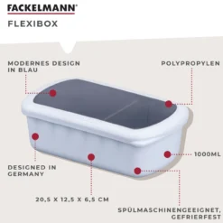 Flexibox Be The Move, blau, 1000ml, 3-tlg.