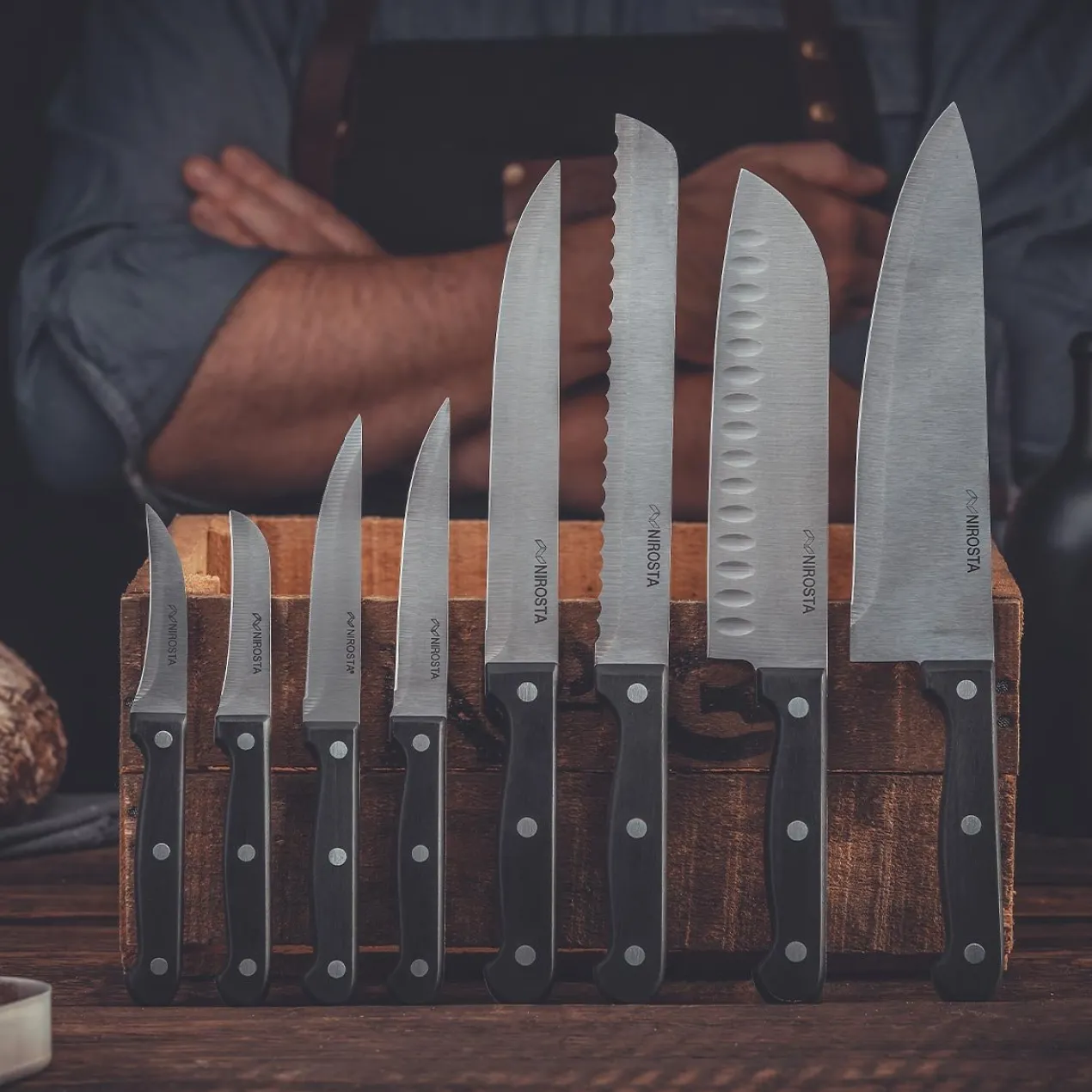 Gemüsemesser Mega, 8cm Klinge