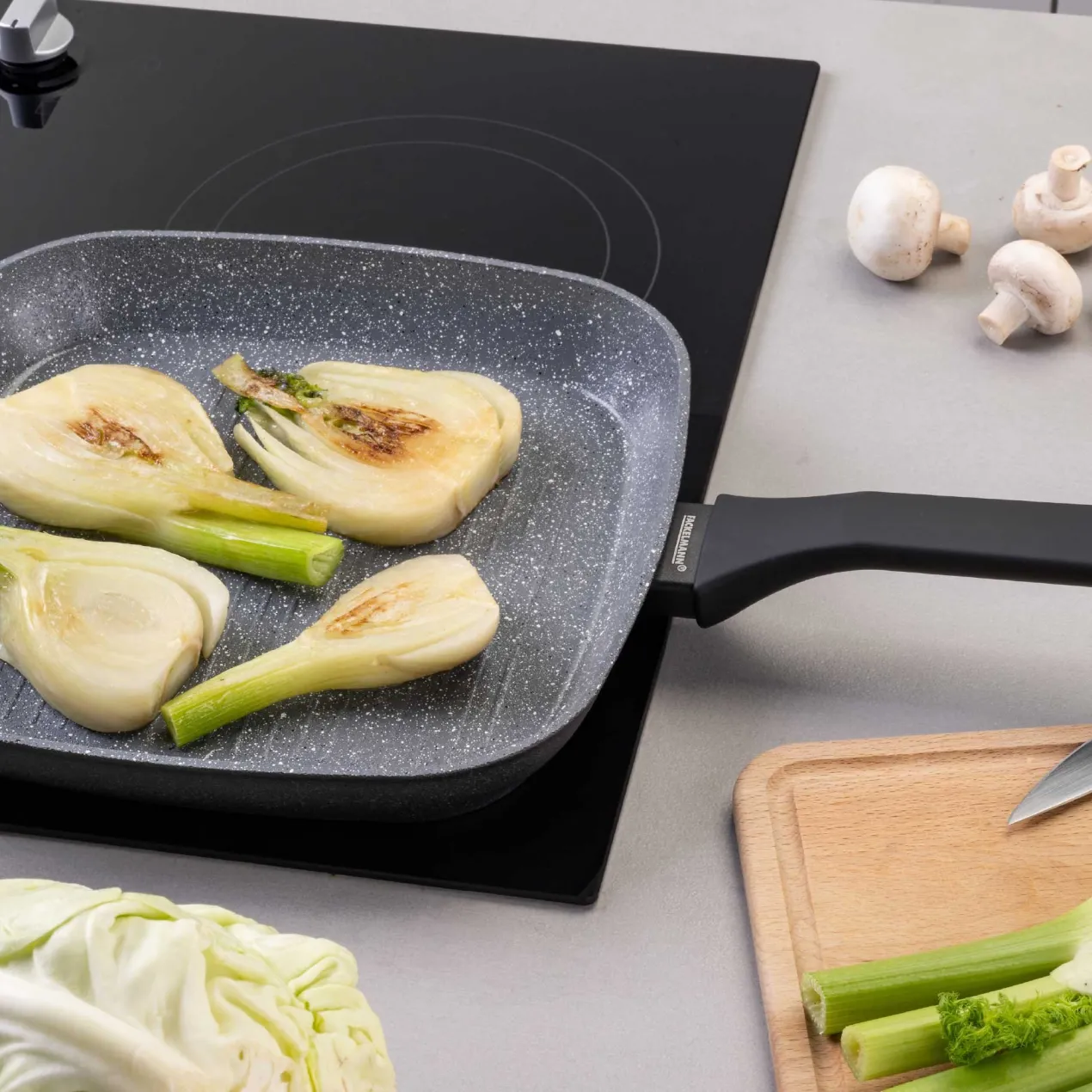 Grillpfanne Cosmo, Keramik, antihaft, Ø28cm