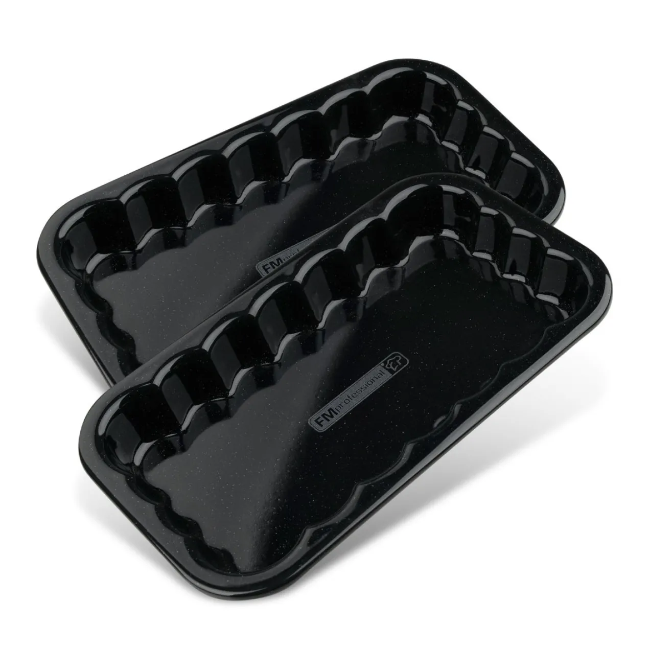 Grillschale Emaille, 21x12cm, 2 Stück
