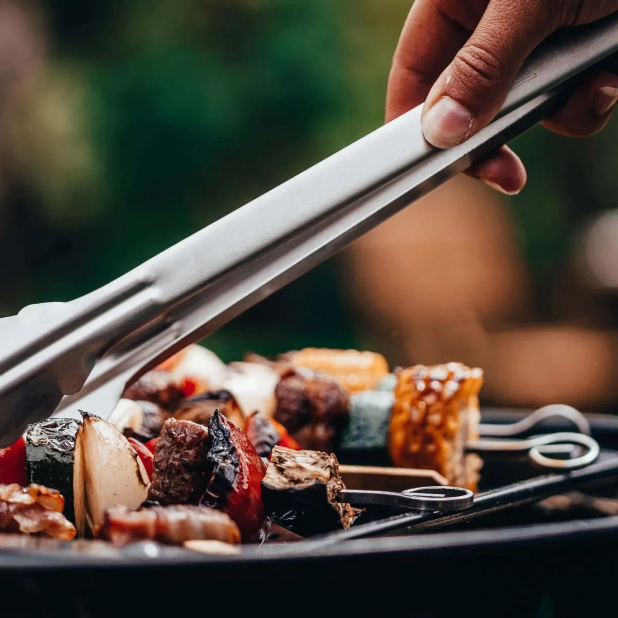 Grillspieße, 35cm, Edelstahl, 6 Stk