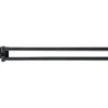 Handtuchhalter 2-armig NEW YORK, 47cm, schwarz
