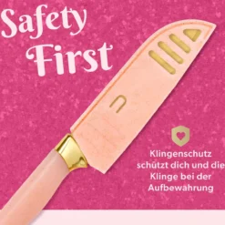 Küchenhelfer-Set inkl. Messer, Schere und Brett, 6-teilig