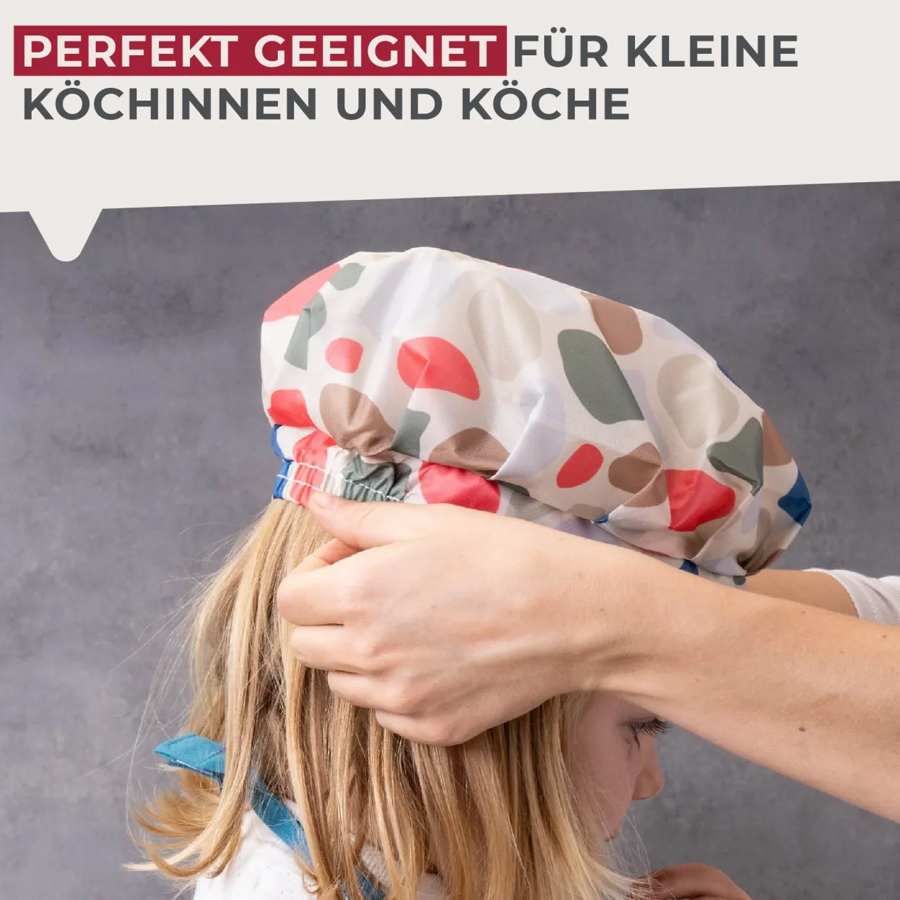 Kinder Kochmütze Mini Cooking, bunt