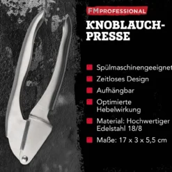 Knoblauchpresse Edelstahl