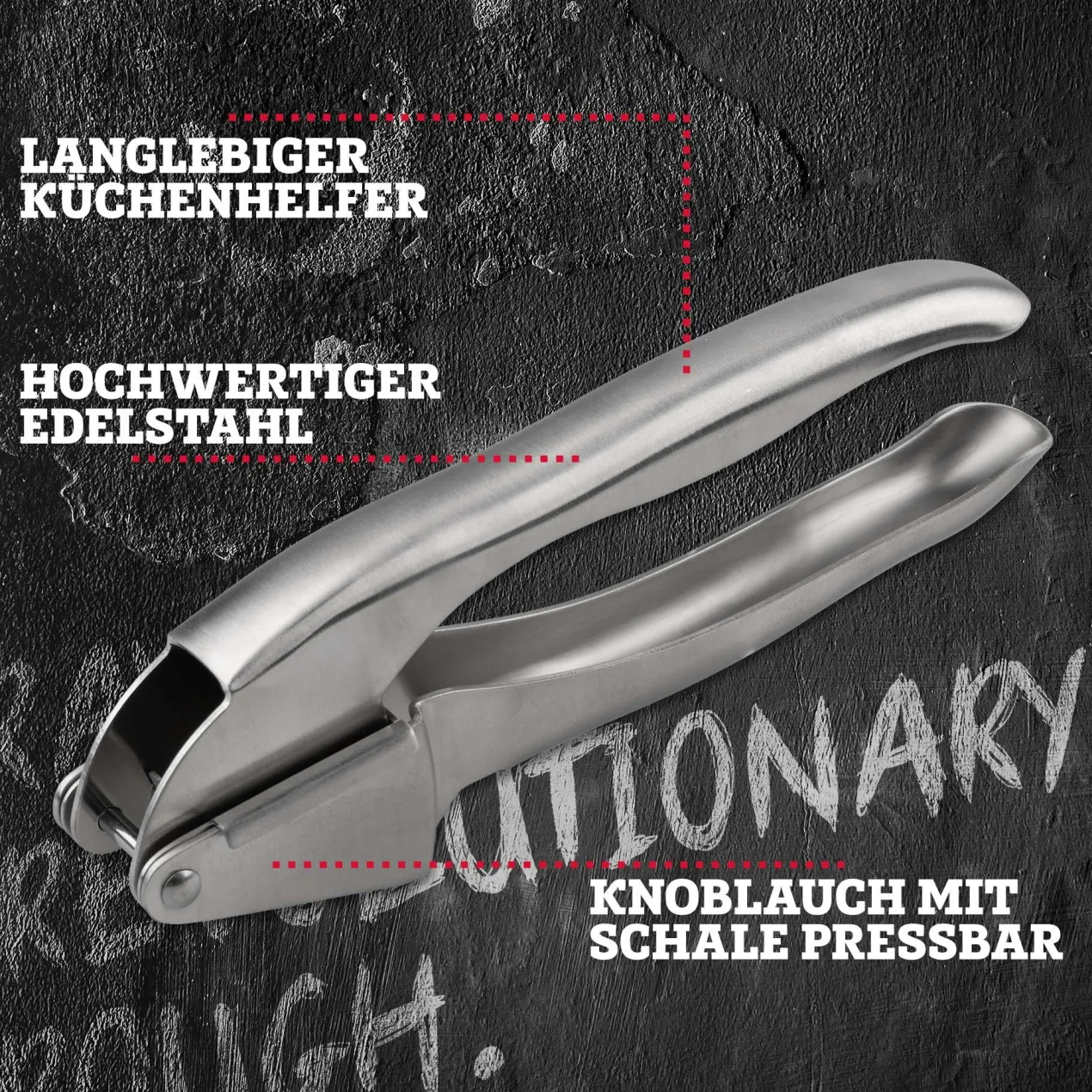 Knoblauchpresse Edelstahl
