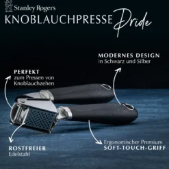 Knoblauchpresse Pride, 19cm, Edelstahl