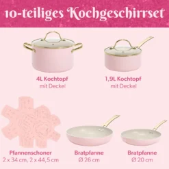 Kochgeschirr-Set, 10-teilig