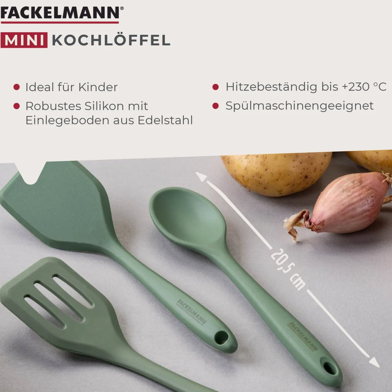 Kochlöffel Mini Cooking, grün