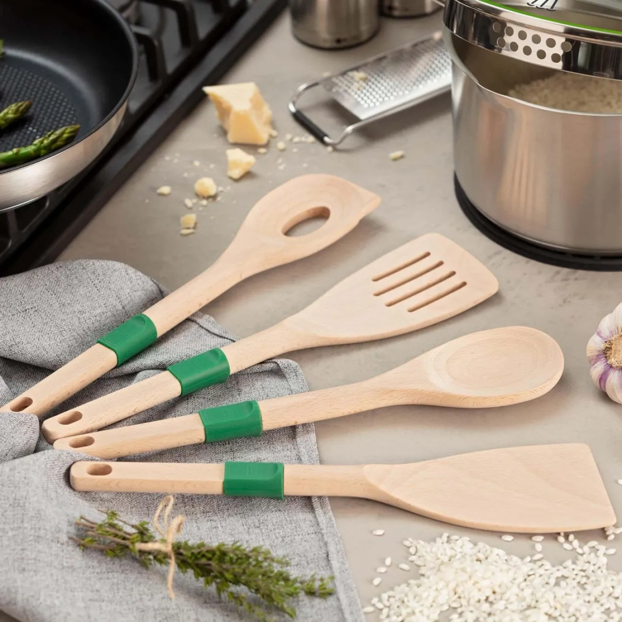 Kochlöffel Wien, 31cm, Buche