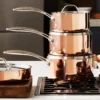 Kochtopf mit Deckel Copper Tri-Ply, 2,5l, Edelstahl