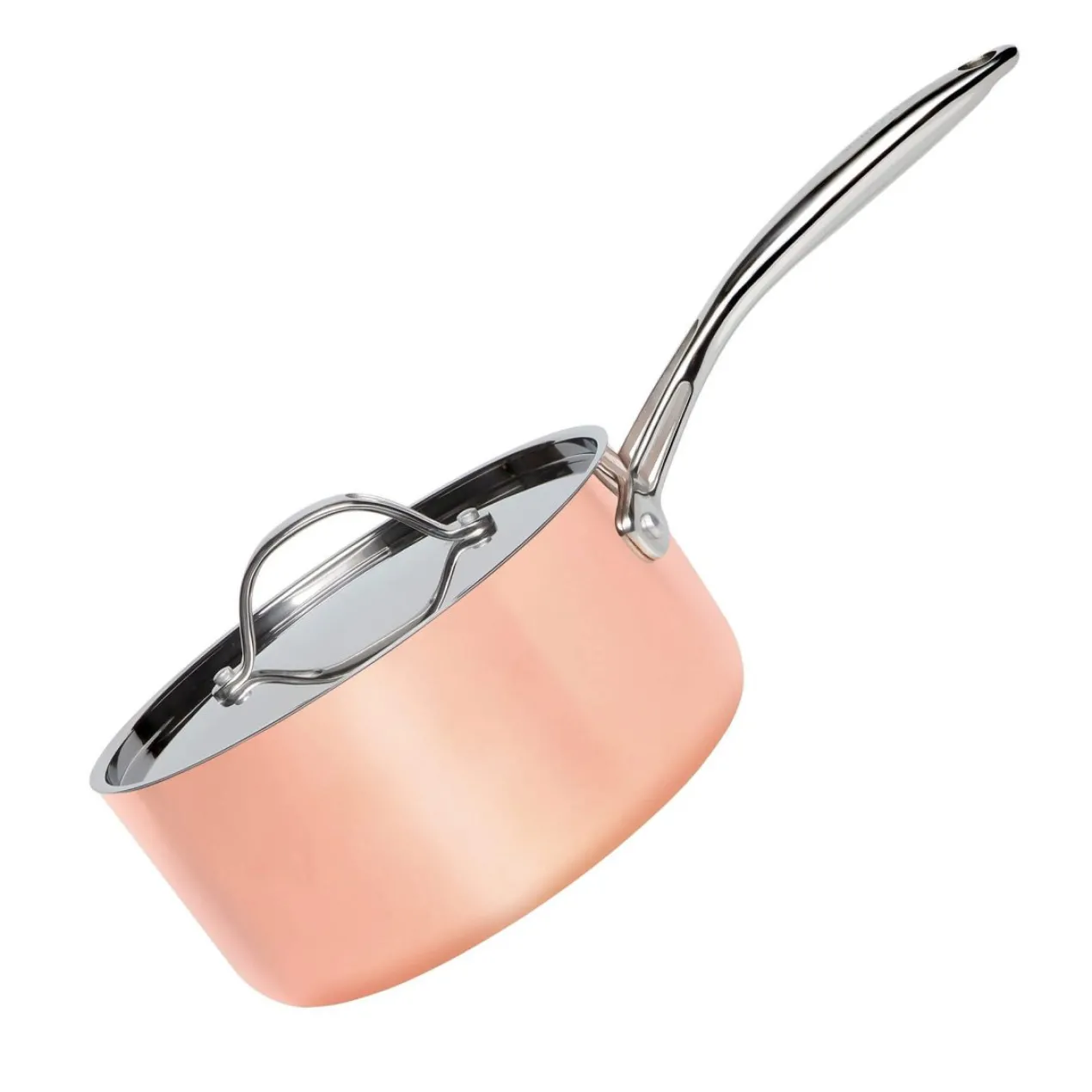 Kochtopf mit Deckel Copper Tri-Ply, 2,5l, Edelstahl