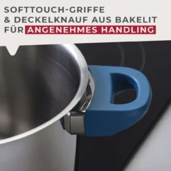 Kochtopf mit Deckel Essential, Ø14cm, blau