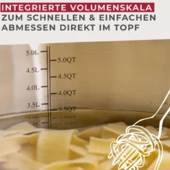 Kochtopf mit Deckel Lara, Ø24cm, Edelstahl